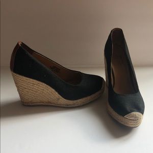 Nine West Black Espadrilles sz 9